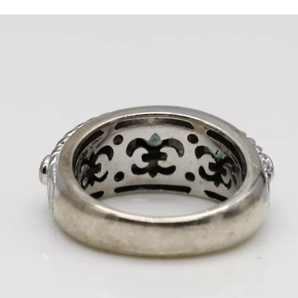 Judith Ripka sterling silver multi stone ring - Picture 5 of 7